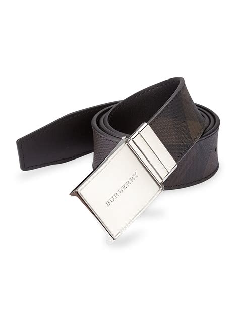 burberry iconic plaid belt|Burberry clothing for men.